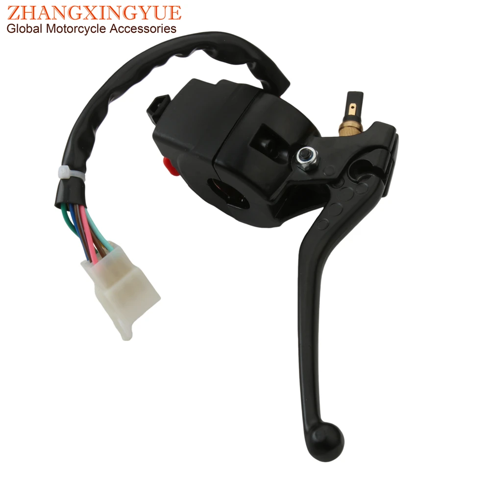 CS50 EW50 CW50 YQ50 Switch Assy Left Handle For Yamaha  Jog R RR BWS50 Booster Slider Stunt Aerox Nitro 50cc 5JH-H3976-03