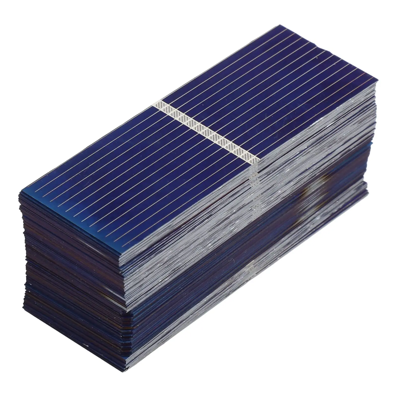 100pc Solar-Cells Solar-Panels Energy-Solutions 0.5V 0.17W Polycrystalline Silicon Solar-Panels 52X19mm For Solar-powered Models