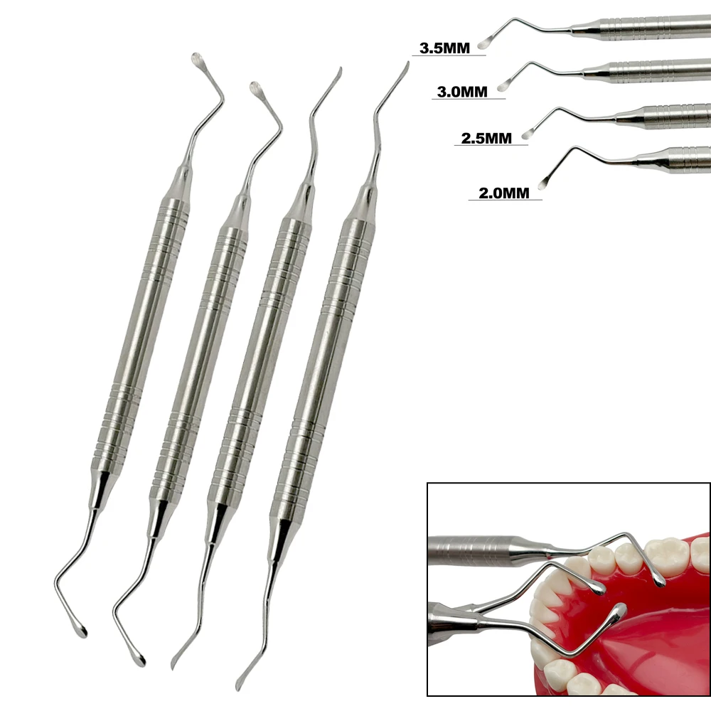 Dental Curette Tooth Cleaning Professional stainless steel Dental Scaler Gracey Periodontal Curette Bone Curettes Perio