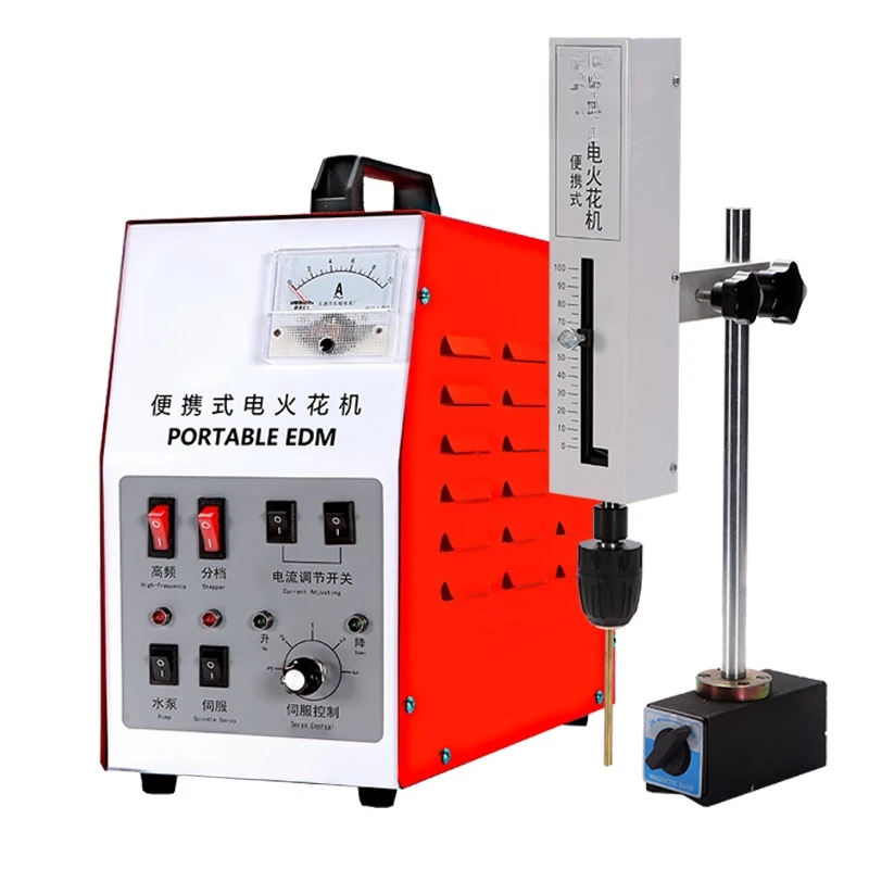 Portable electric spark cutting tap machine, portable electric pulse punching machine drill bit