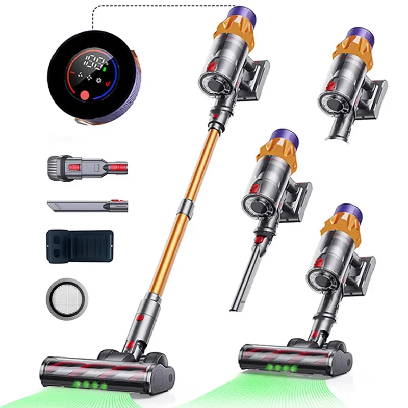 EU STOCK 550W 45pka Handheld Vacuum Cleaner with Removable Battery up to 55 Mins Worktime 3 Adjustable Modes