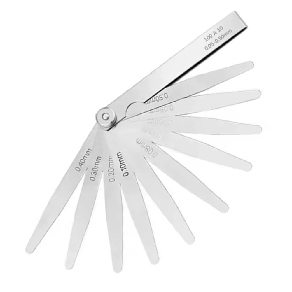 Precision Stainless Steel Gauge Measuring Tool Valve Adjustment Tool Sliver Metric Measurement Dual Marked Tool