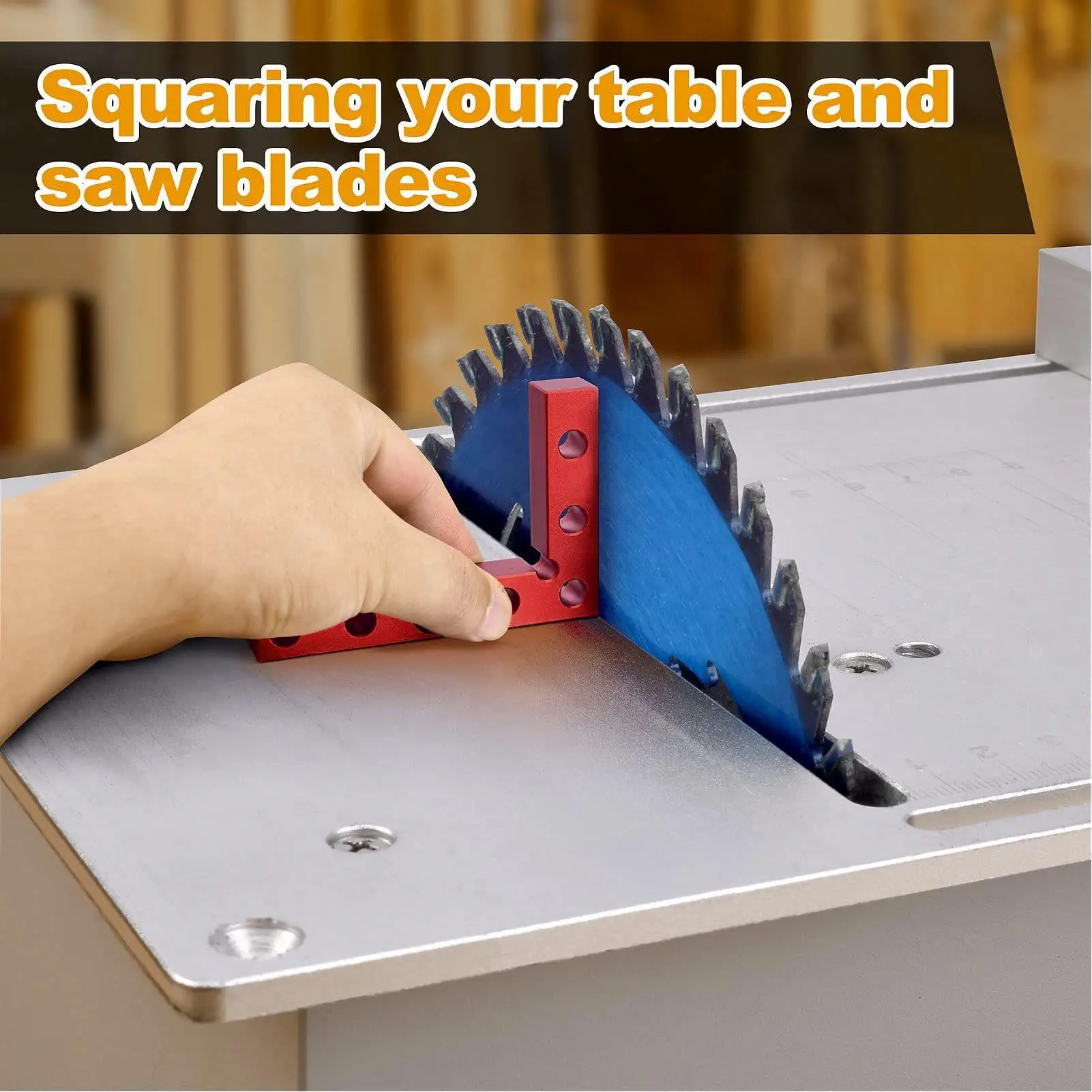 Portable Aluminum Self Centering Line Scriber Tool Lightweight Multifunctional Design with Dual Pins for router Tables