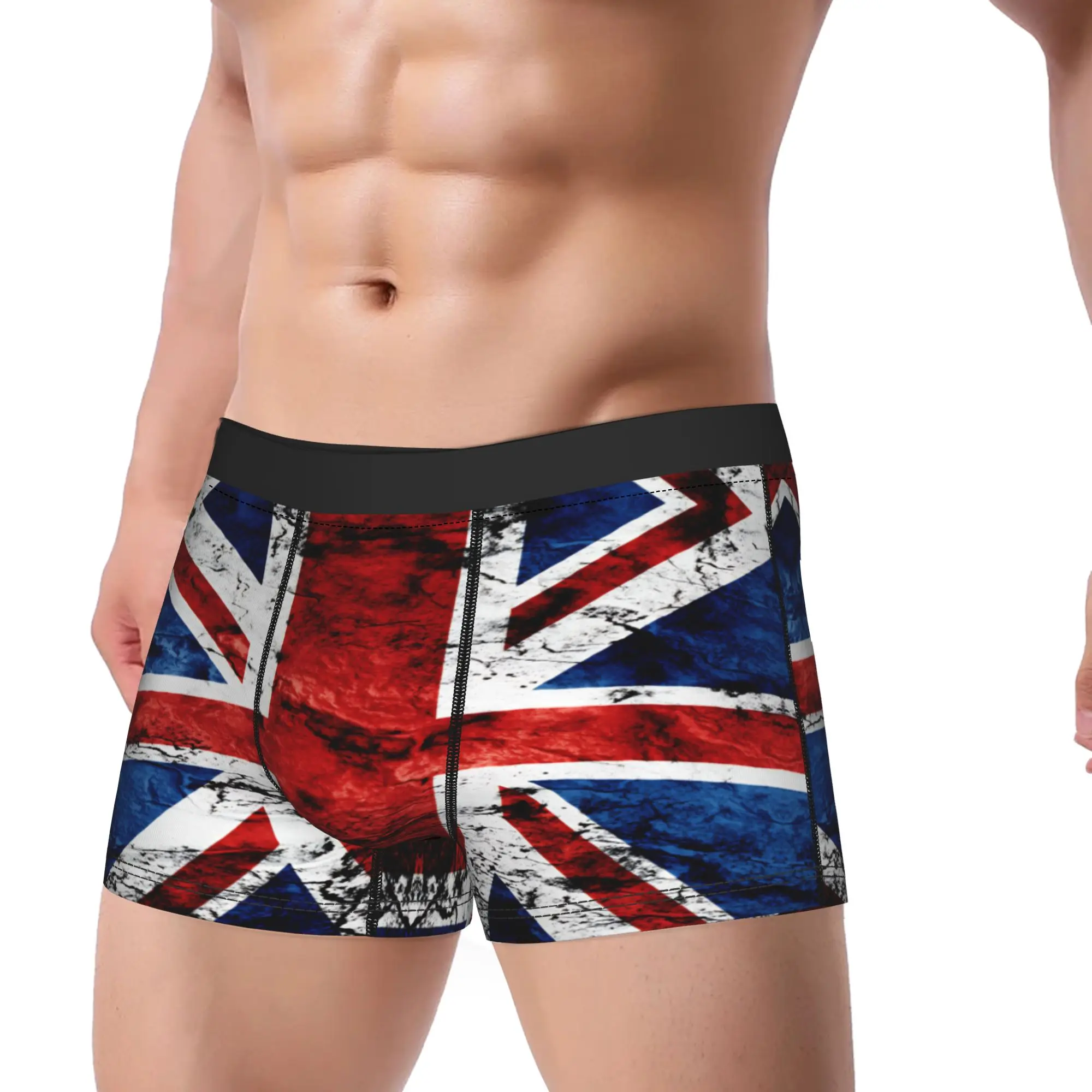 Vintage Union Jack Flag Of Great Britain Underwear  Customs Trunk Trenky Men Panties Comfortable Shorts Briefs Birthday Present