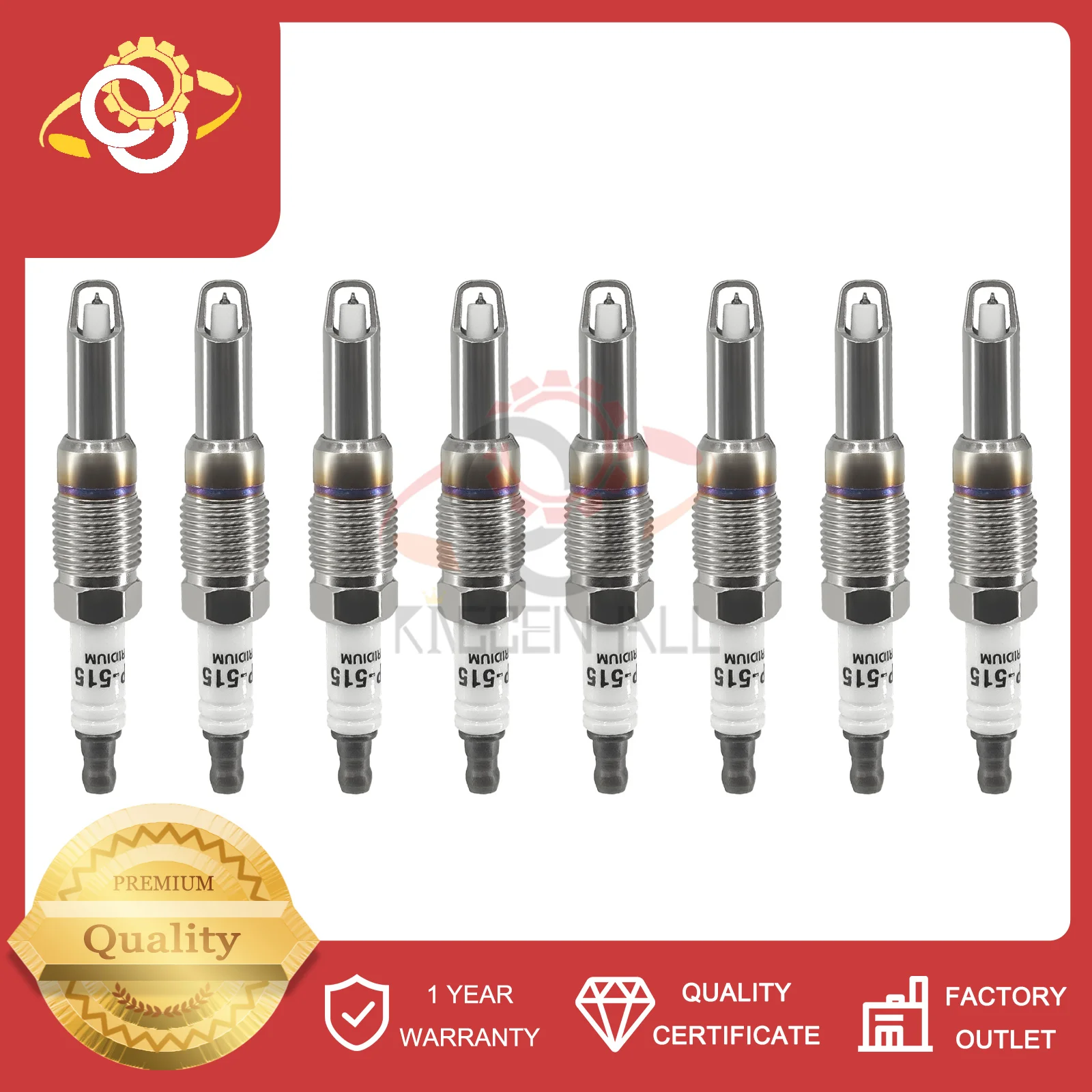 8Pcs Iraurita Spark Plug Compatible with Ford F-150 F-250 F-350 Expedition 5.4L 6.8L Lincoln Navigator V8 5.4L PZH14F SP515