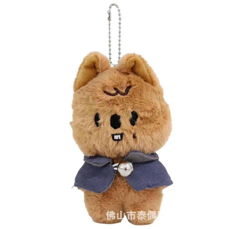 Skzoo 12cm Kpop Cartoon Stuffed Animal Plushies Stay Plush Doll Toys KawaiiJYP Adults KZ Fans Keychain Pendant Kid Gift