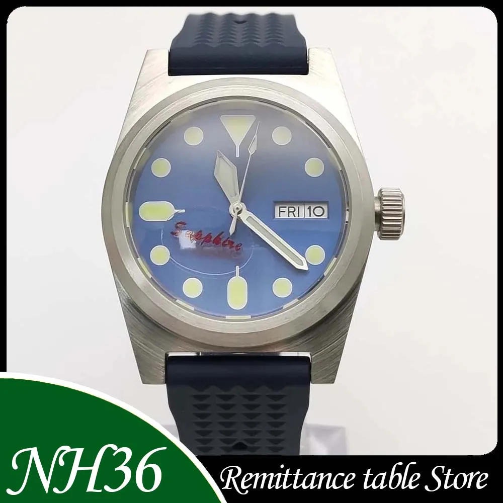 

Мужские часы 38 мм, классические винтажные автоматические механические водонепроницаемые мужские часы из нержавеющей стали