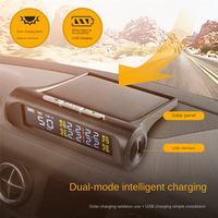 X1 Car HUD Head-Up Display Steel Tire Pressure Monitoring Solar Energy Detection TPMS System
