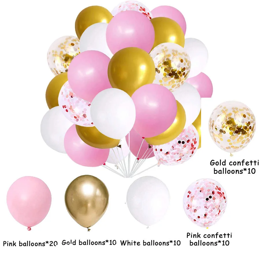 12inch mixed color latex balloon set Birthday party Wedding Valentine Holiday decoration balloons