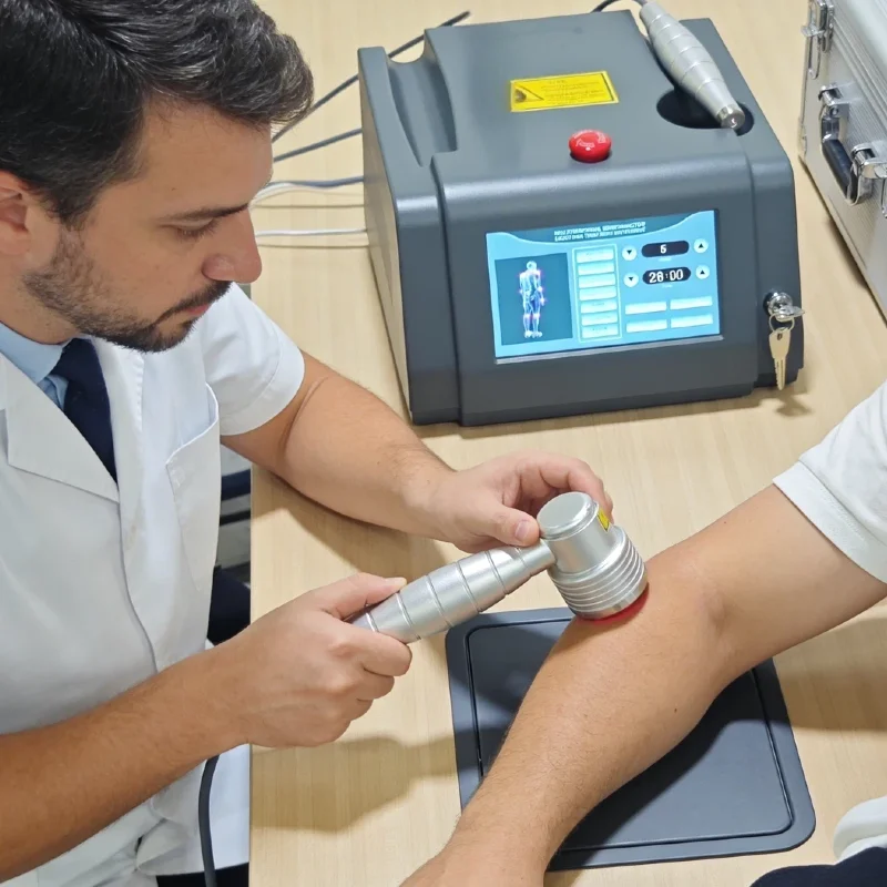 

Высокомощный холодный лазер 808 нм (ЛЛЛТ) для лечения боли в спине, скованности шеи, артрита коленей, травм плеч, для домашнего и клинического использования