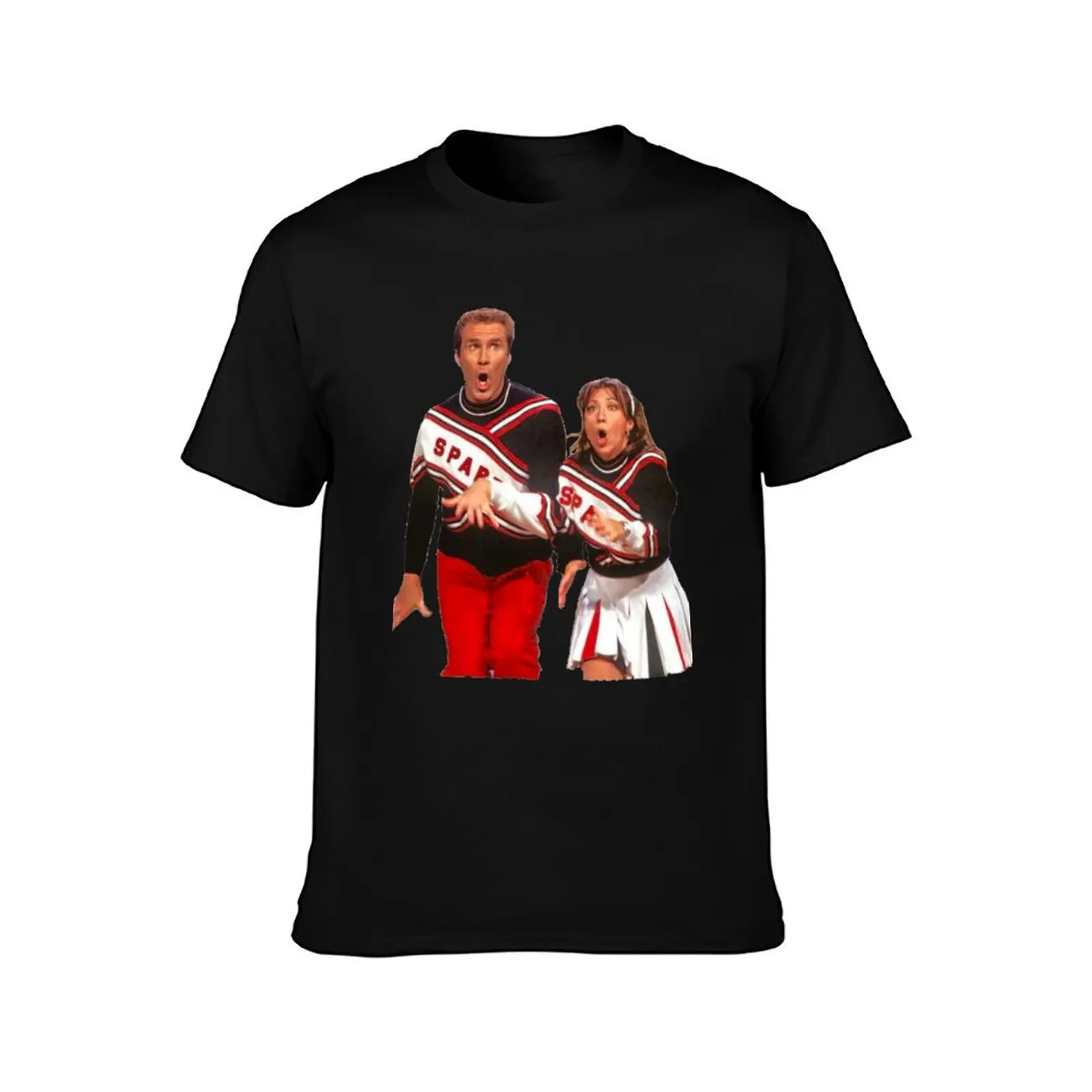 SNL Cheerleaders - Will Ferrell & Cheri Oteri T-Shirt Plus Size Basic Short Sleeve Top