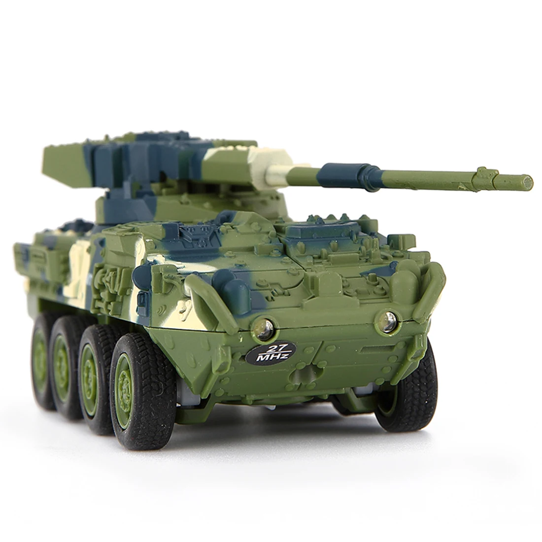 

8012 Mini RC Tank With Light Model Military Toy Vehicle Rotatable Wireless Charging Tanks Simulation Gifts Toys for children