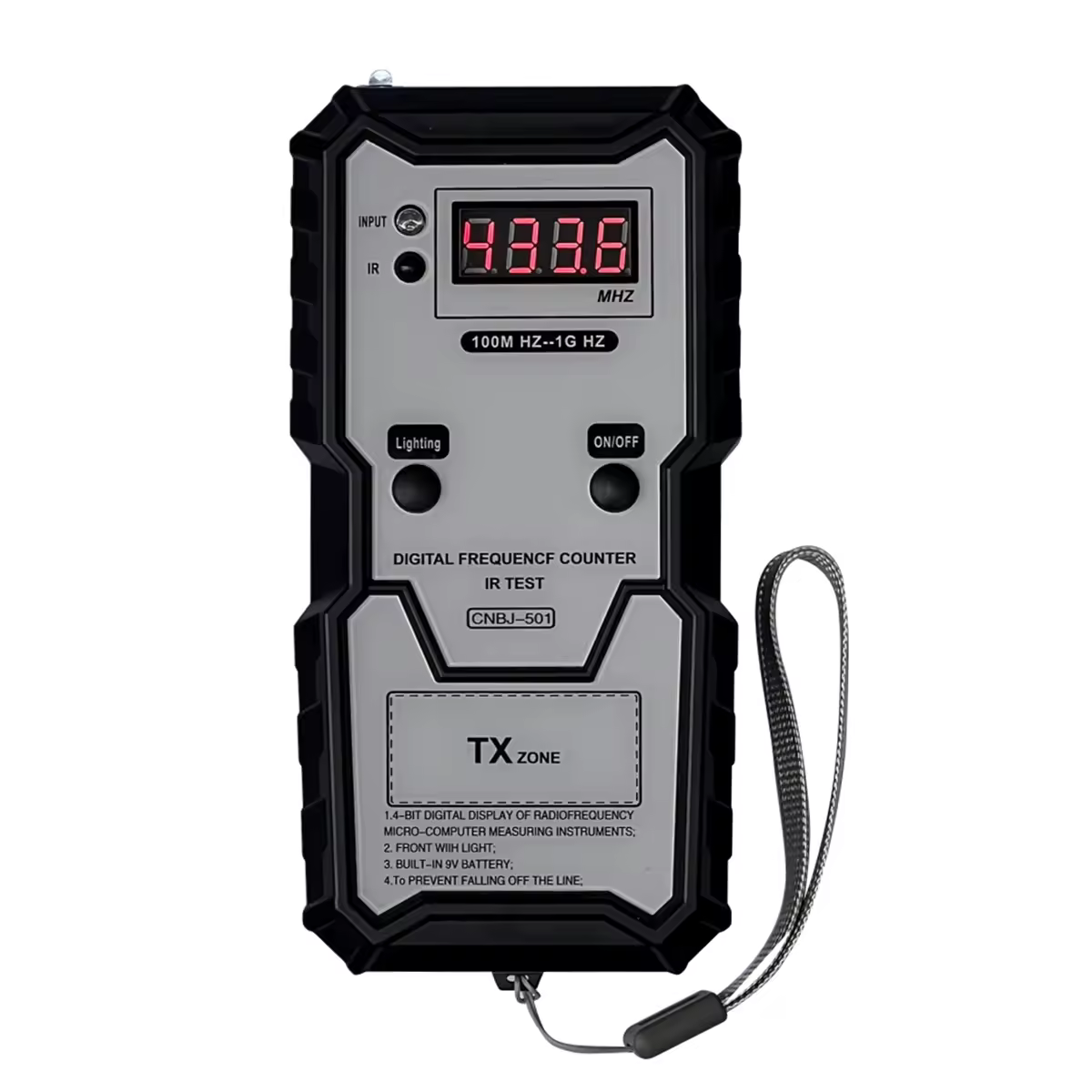 Probador de frecuencia infrarroja IR, probador de frecuencia de control remoto inalámbrico, probador de frecuencia de llave automática, probador de frecuencia de llave de coche
