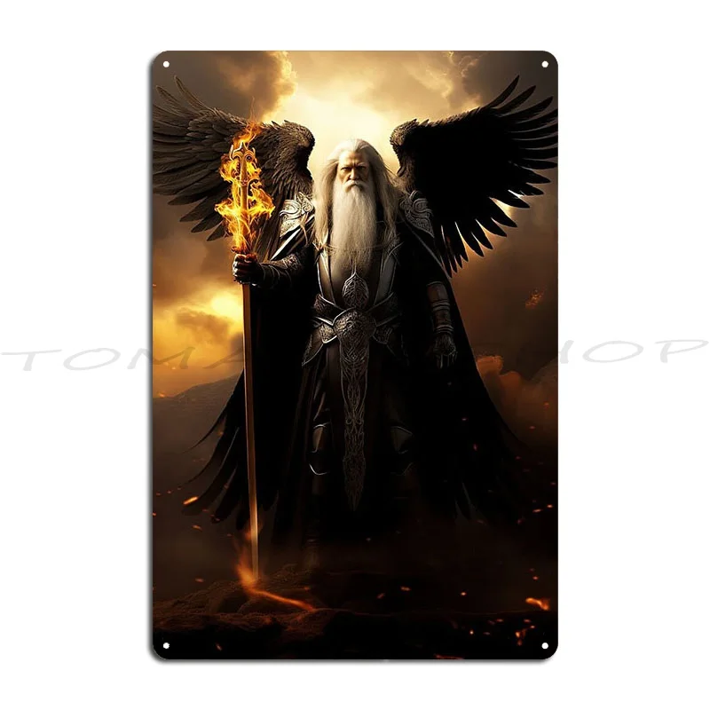 Uther The Lightbringer Blood Angel The Ancient  Metal Plaque Poster Plaques Cinema Vintage Painting Customize  Tin Sign Poster