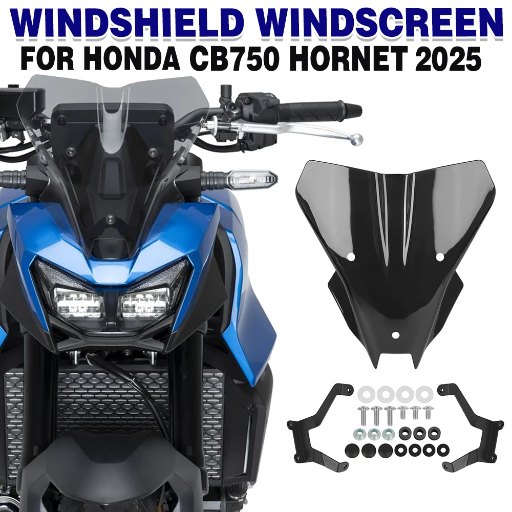 

Для Honda CB750 Hornet 2025 2026 CB 750, спойлер на переднее лобовое стекло, козырек, обтекатель, дефлектор ветрового стекла, защита