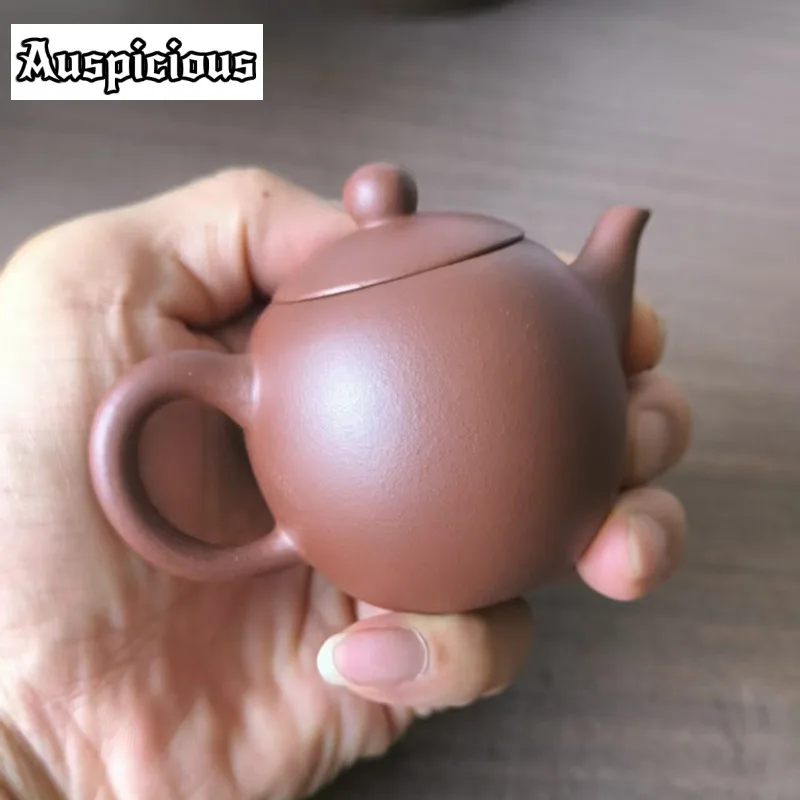 

90ml Yixing Purple Clay Teapots Handmade Dargon Egg Pot Raw Ore Dicaoqing Mud Kettle With Strainer Chinese Zisha Tea Set Gifts