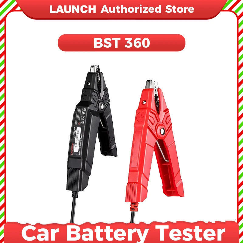 LAUNCH X431 BST360 Car Battery Tester Clip Analyzer 12V Voltage Battery Charging automotive scanner for X431 PROS V Bluetooth