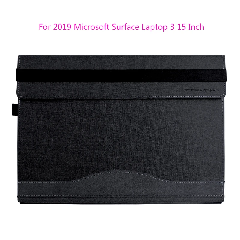 Laptop Case For 2021 Microsoft Surface Laptop 4 15 Inch PU Leather Protective Cover For Surface Laptop 3 Multi-use Design Gifts