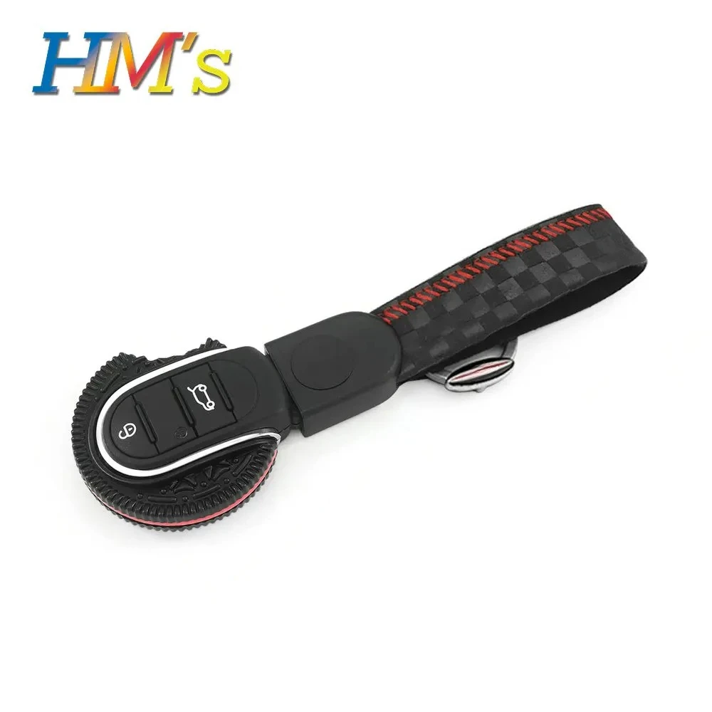 Car Keychain Key Fob Cover Holder For Mini Cooper F54 F55 F56 F57 F60 Countryman Interior Car Accessories Decoration Protector