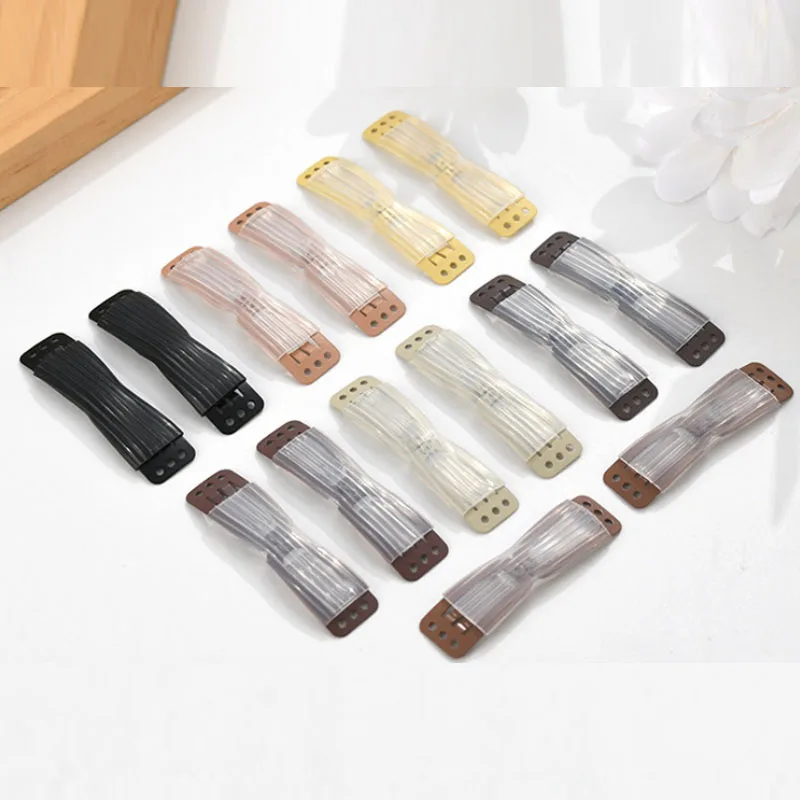 100pcs BB clip butterfly-shaped fixation clip 4.5cm 2 teeth square head invisible seamless hair clips with one bag wig cap