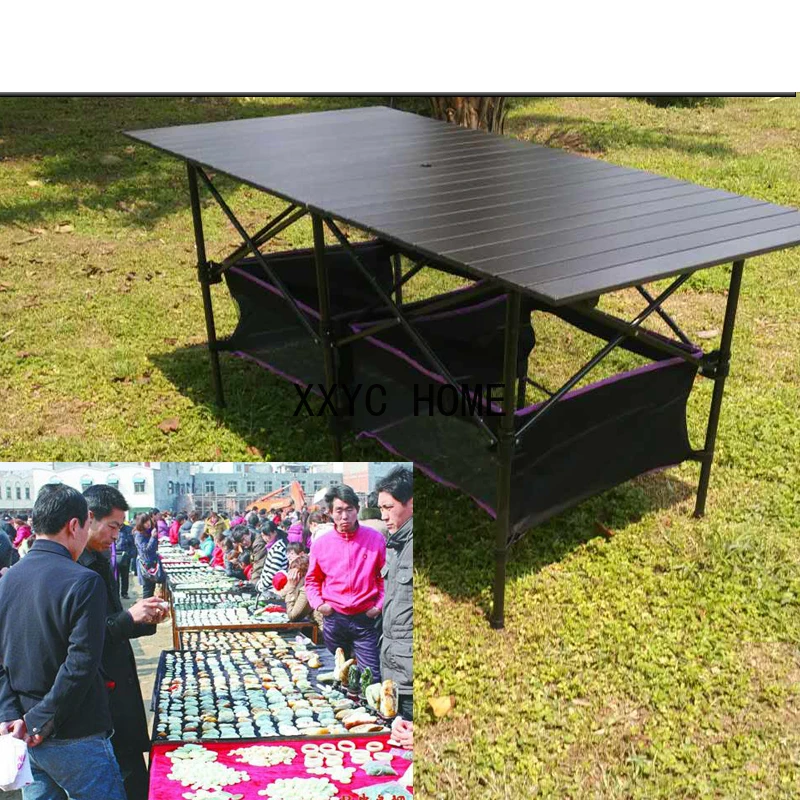 Outdoor Klapptisch Stuhl Camping Aluminium legierung Picknick tisch wasserdicht langlebig Klapptisch Schreibtisch für 95*55*68cm 70*70cm