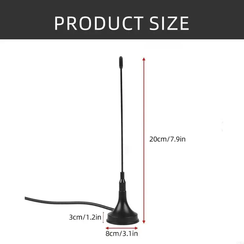 CORA anteny telewizyjne wysokie zyski siła sygnału cyfrowa telewizja Freeview 5DBi DVB-T anteny HDTV silne wzmacniacze super — zdjęcie produktu 5