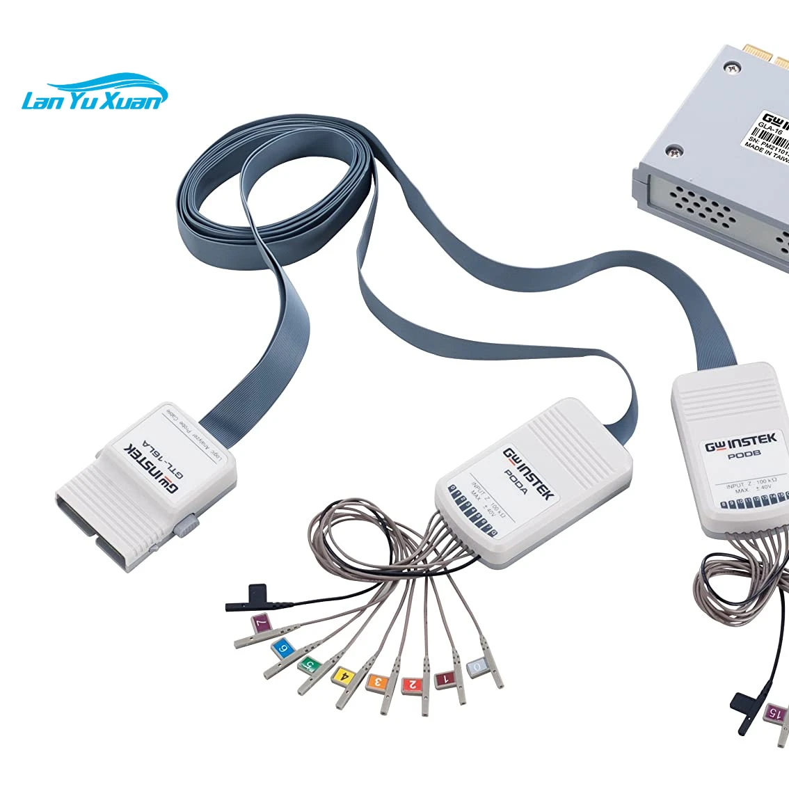 

DS2-16LA 16-channel Logic analyzer Includes 16-channel Logic analyzer card(GLA-16) And 16 channel Logic analyzer probe