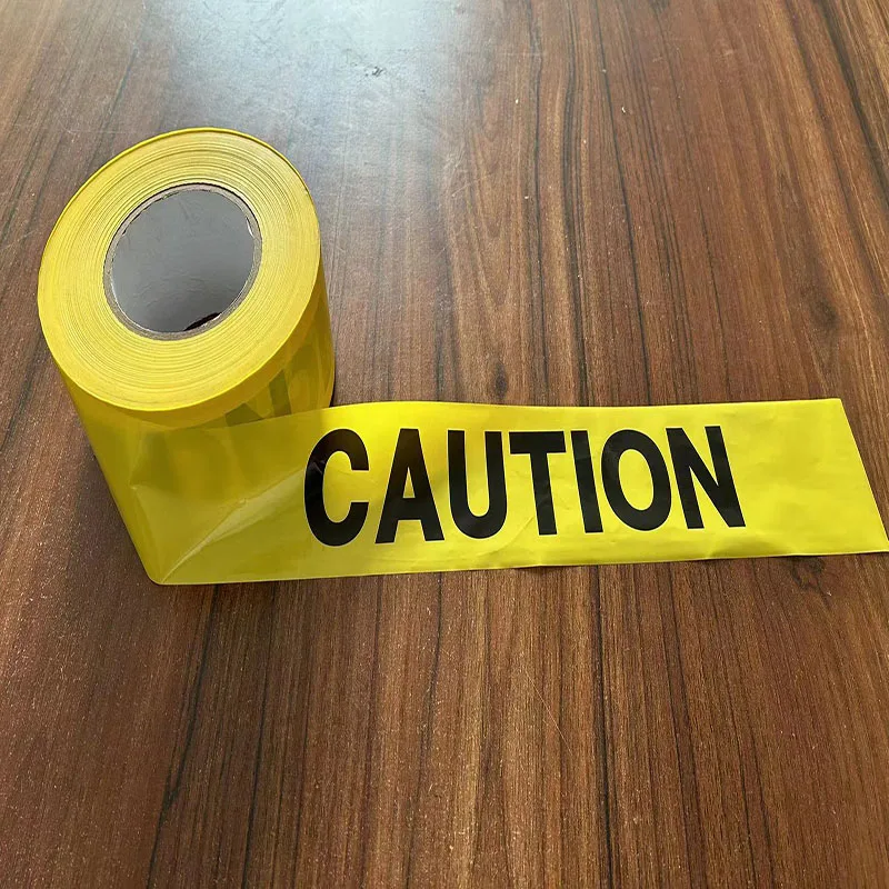 PE Warning tape,Printing caution text ，Address your security concerns-Non-Adhesive Tape