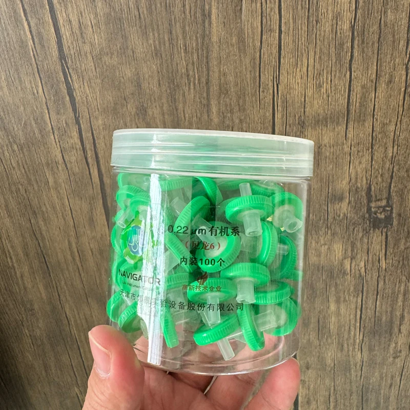 100pcs/box Lab Plastic Syringe Filter‌ with Various Filter Membranes