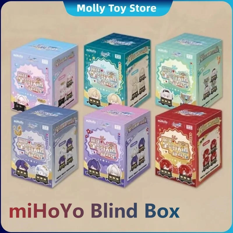 Mihoyo Official Genuine Honkai Star Rail Stackable Figures 2nd Trendy Blind Box Toy Figurine March 7th Argenti Acheron Fans Gift