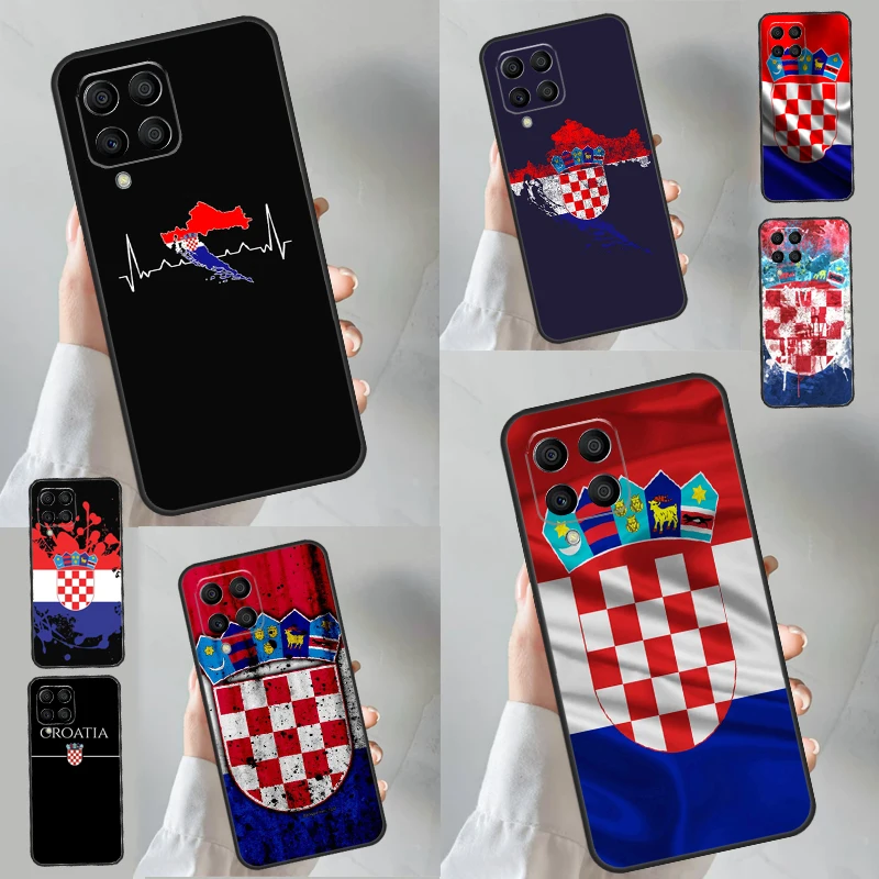 Croatia Coat Of Arms Flag For Samsung Galaxy M54 M34 M14 M15 M55 M13 M33 M53 M21 M31 M51 M30s M20 M12 M32 M52 Case