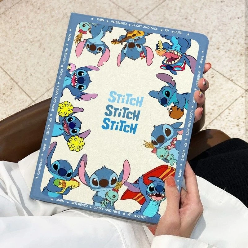 

Cute Stitch Tablet Case with Pen Slot for Xiaomi Pad RedmiPad SE 11in Protective Case for Redmi Pad Pro 12.1in Book-Style Cover