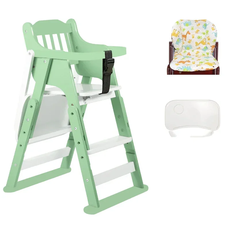 Wooden Baby Children's Chair Folding Kids Breastfeeding Stool Child Chair Feeding Fotel Silla Madera Infantil Kitchen Furniture