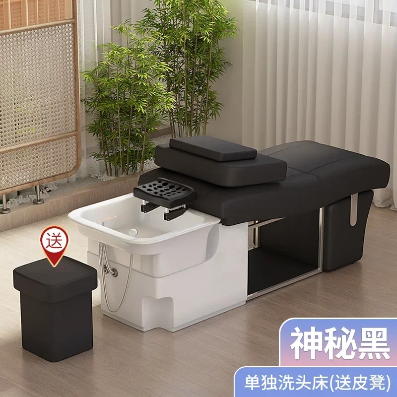 

Ceramic Basin Thai Head Therapy Shampoo Chair Water Circulation Fumigation Beauty Salon Special Head Therapy Bed Massage