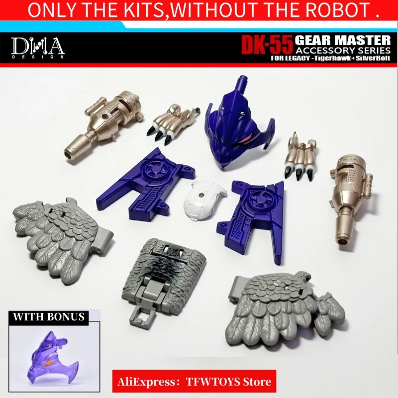 DNA DK-55 DK55 Upgrade Kit For Legacy United Tigerhawk Silverbolt Accessories WITH BONUS