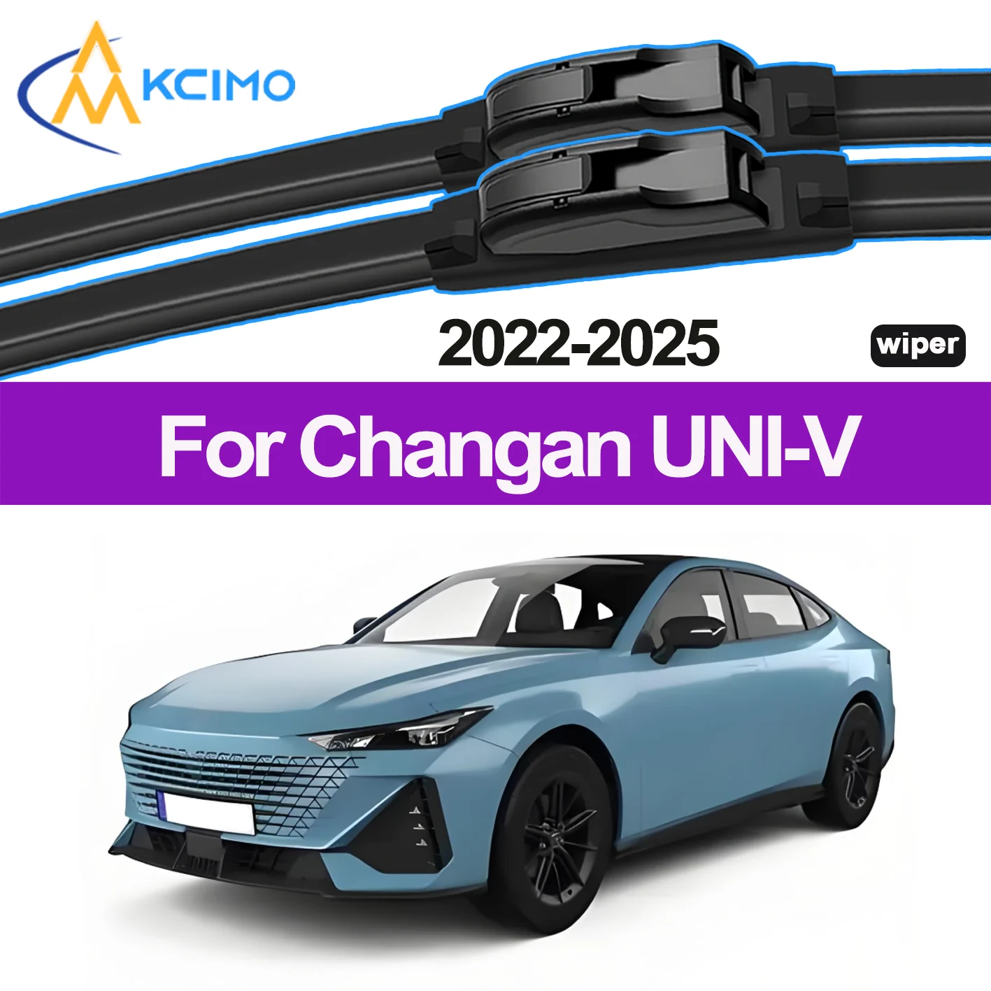 

2pcs Quality Windscreen Silent Black Car Rain Brush Suitable for Changan UNI-V 2022-2025 Changan Nevo A06 (PHEV; Cancelled)