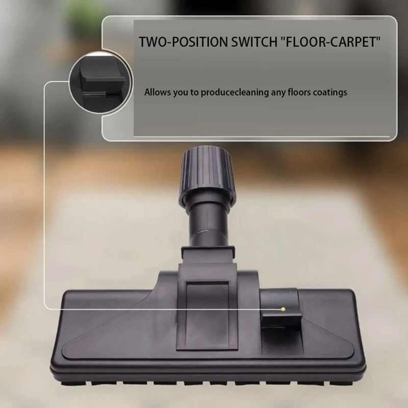 AC66 подходит для 2 размеров 32 мм и 35 мм, сменный универсальный пылесос, сменная паркетная гладкая щетка для пола с поворотной головкой