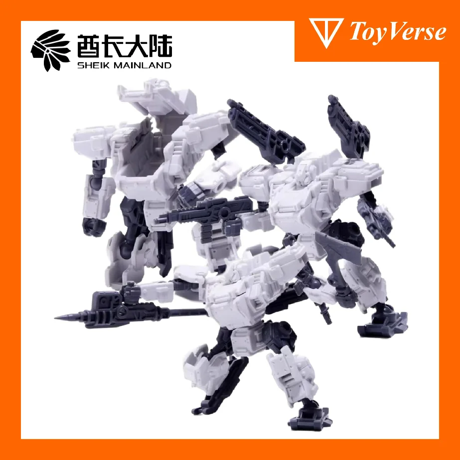

TOYVERSE SHEIK MAINLAND 1/60 Action Figures MUSA4 3PCS White Toy Collection Figure Model