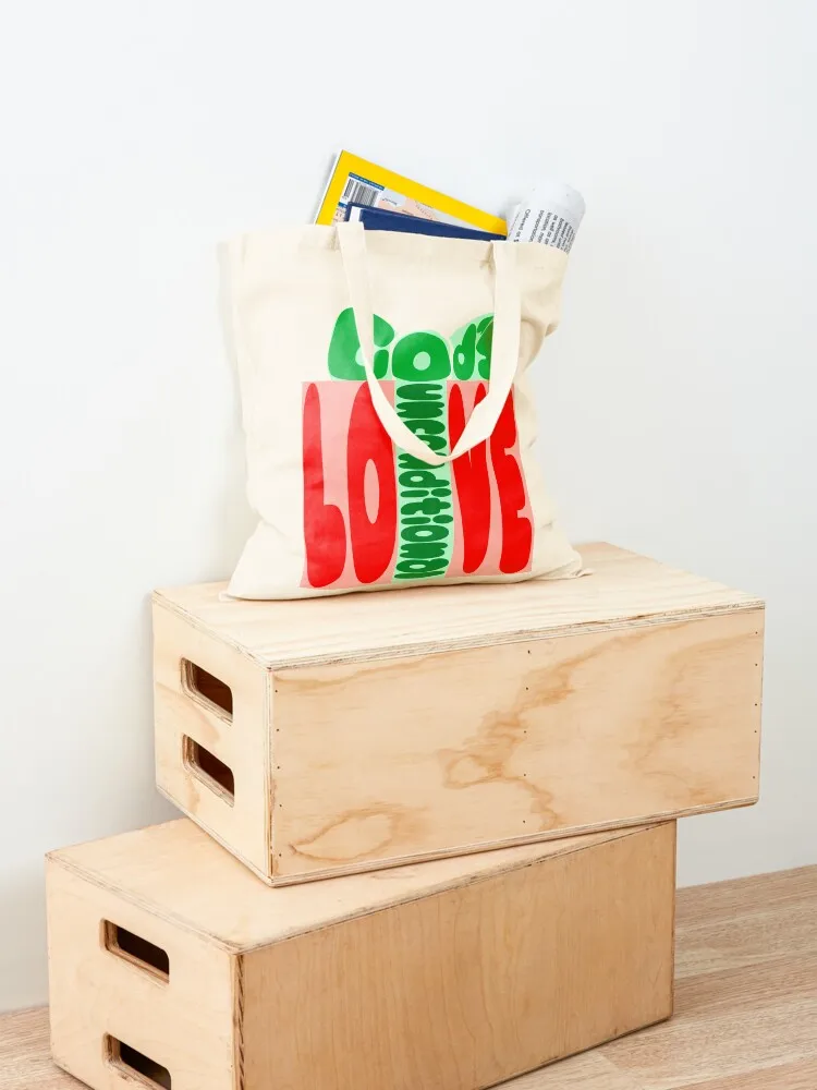 God's Unconditional Love Word Art Present Tote Bag tote bag screen Gift bag shopping cart bags women