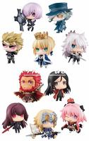 Anime Fate Grand Order 5pcs/set Saber Mash Kyrielight comics eyes Cute version Anime Girls PVC Action Figure Model Doll Toys 5cm