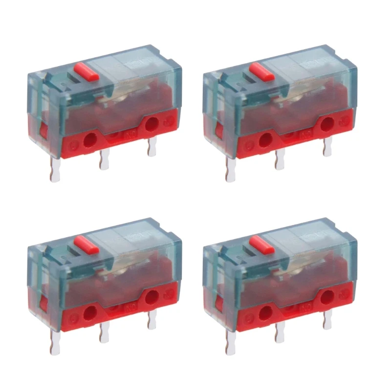 4PCS Mouse Micro Switch Original  75gf RedDot 50M Clicks Microswitch DMP1101 Drop Shipping