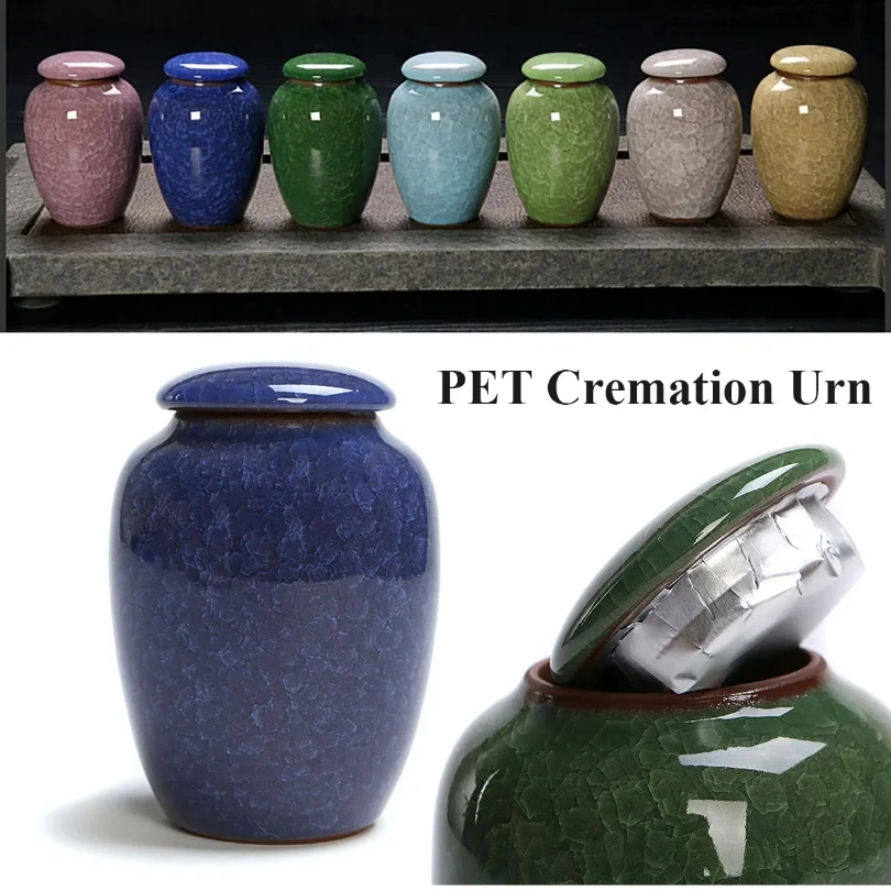Nueva urna para mascotas, urnas para perros y pájaros, cajas de cremación para mascotas, florero funerario, cenizas de cremación para gatos, cerámica hecha a mano