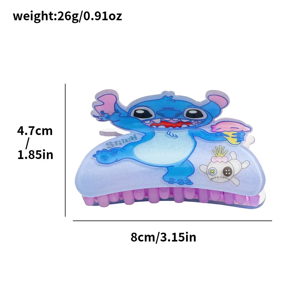 1 قطعة/6 قطعة مشبك شعر عصري من ديزني ستيتش - إكسسوار شعر لطيف ومتعدد الاستخدامات، تسريحة شعر حلوة حصرية #6