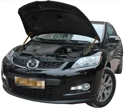 for Mazda CX-7 CX7 2006-2012 Front Bonnet Hood Modify Gas Struts Carbon Fiber Spring Damper Lift Support Absorber