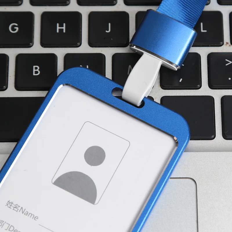 3 قطعة/المجموعة حامل بطاقة سبيكة الحبل موظفي الشركة تمرير للجنسين معرف اسم حامل بطاقة العمل اللوازم المكتبية