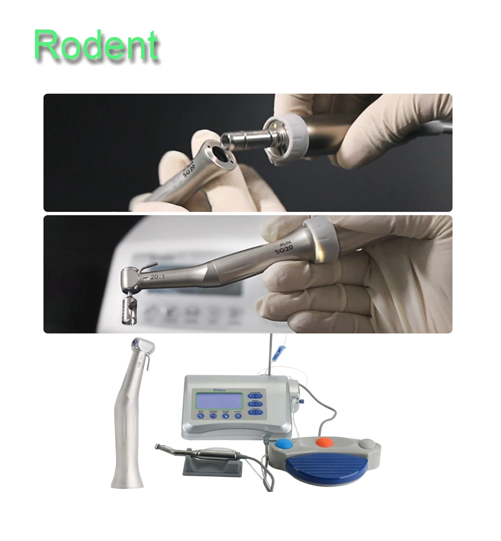 Dental kątnica niska prędkość rękojeści 20:1 turbiny powietrza MAX SG20 Implant chirurgii