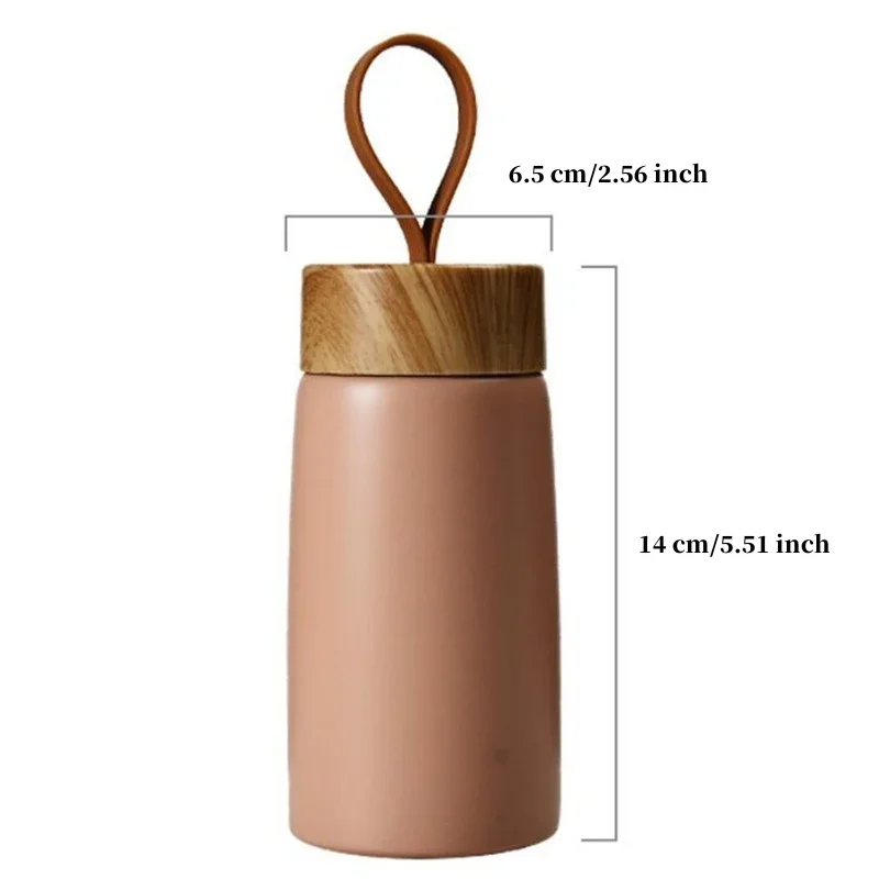 Insulated Coffee Mug 304 Stainless Steel Tumbler Water Thermos Vacuum Flask Mini Water Bottle Portable Travel Mug Thermal Cup