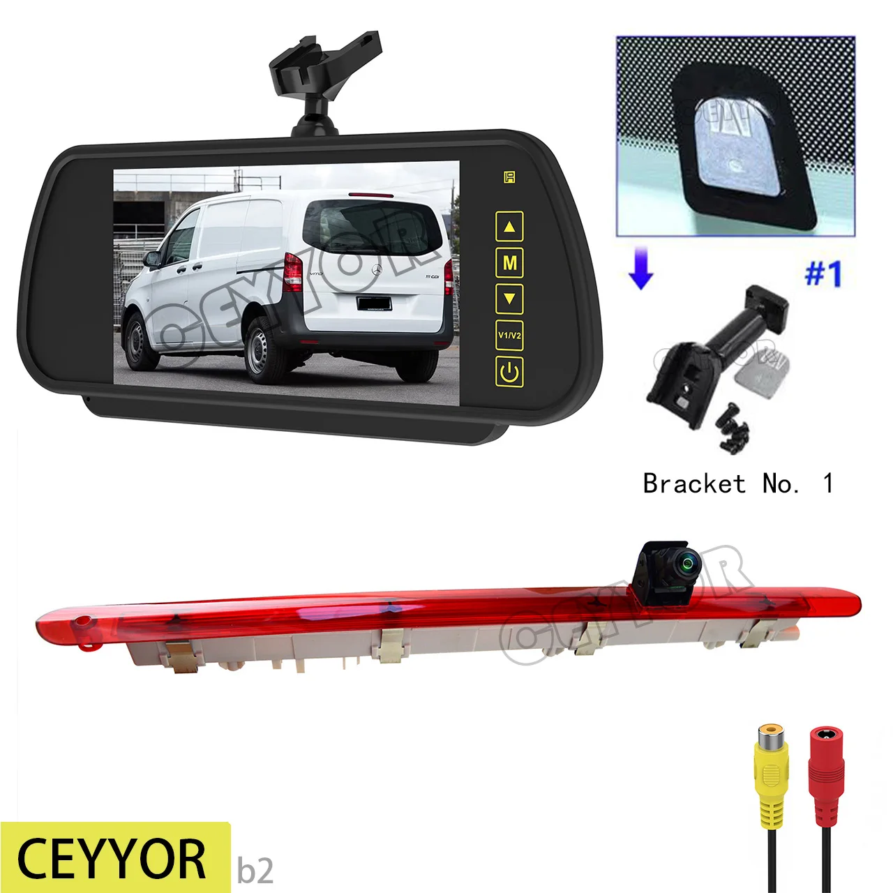 

1Applicable to Mercedes-Benz Weyting, including brake lights, night vision, cameras. Equipped with 7-inch display kit.