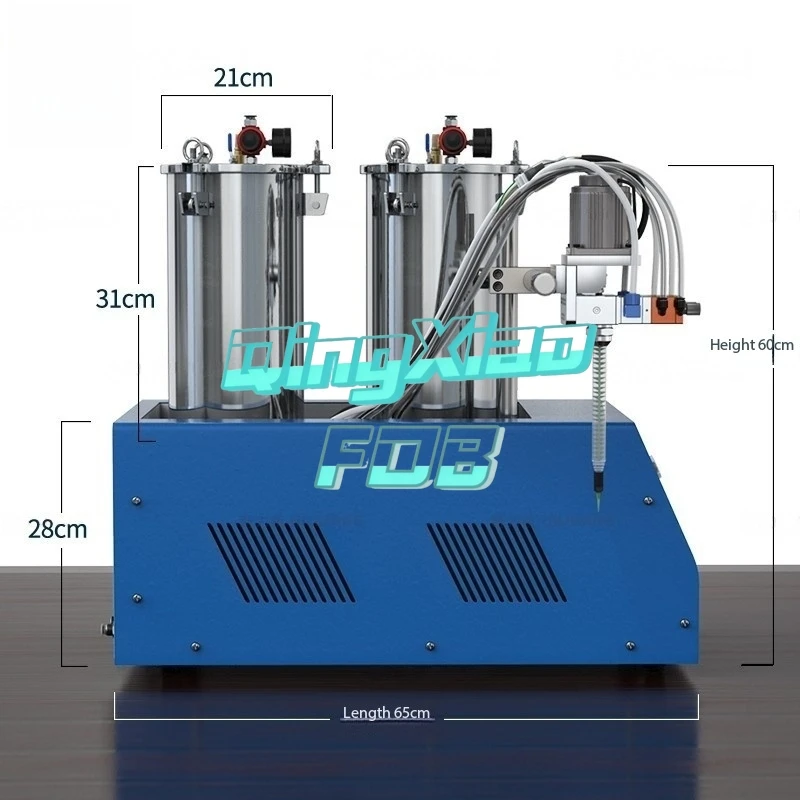 Precision Gear Pump Glue Filling Machine Epoxy AB Glue Quantitative  Filling Machine Metering Pump Precise Dispensing FOB Stable