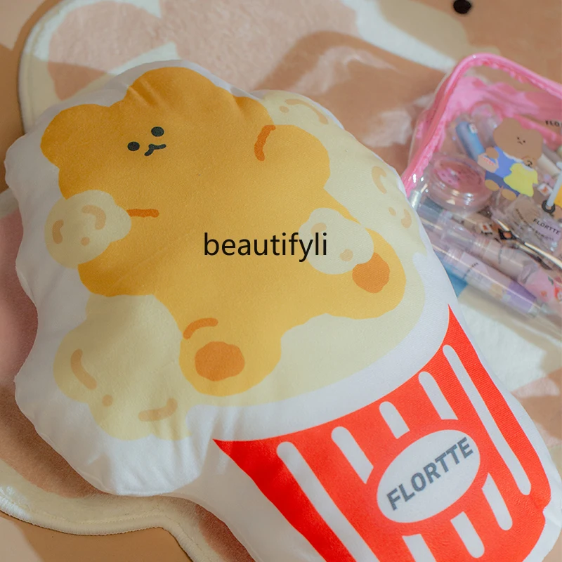 Cauliflower Bear Series Peripheral Carpet Plush Tote Bag Cosmetic Bag Coaster